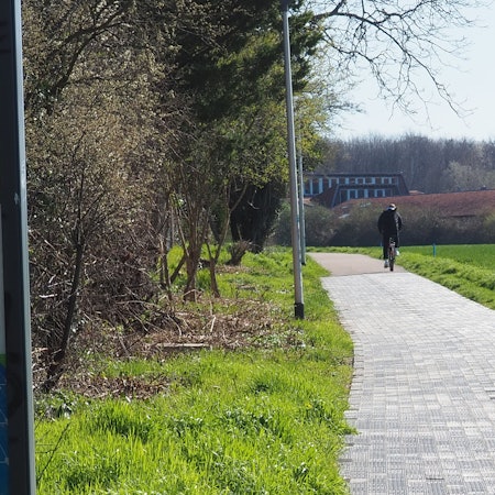 Solarradweg in Erftstadt-Liblar in schlechtem Zustand