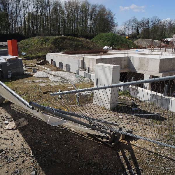 Auf den GWG-Grundstücken im Sonnenfeld ruhen die Arbeiten.