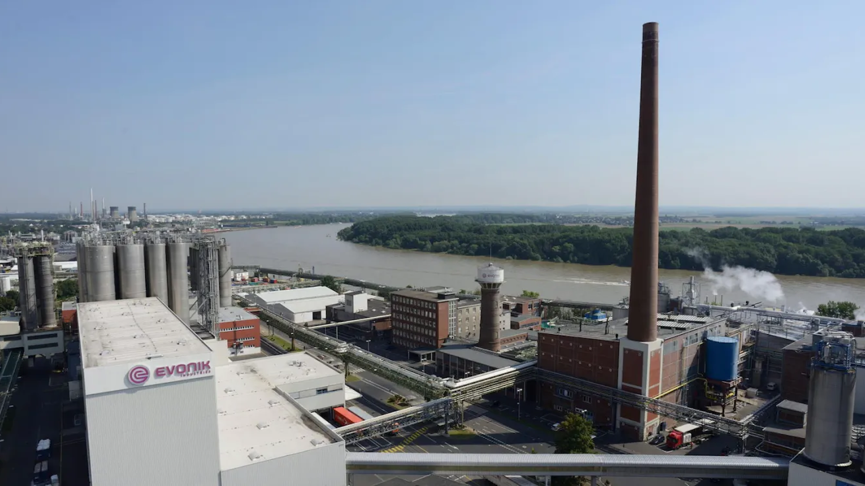 Das Foto zeigt den Evonik-Standort in Wesseling.