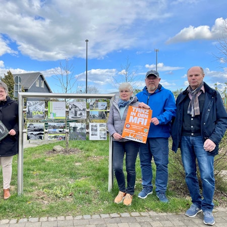 Initiativkreis Hilgen lebt mit Vetretern von Schützenverein und Feuerwehr