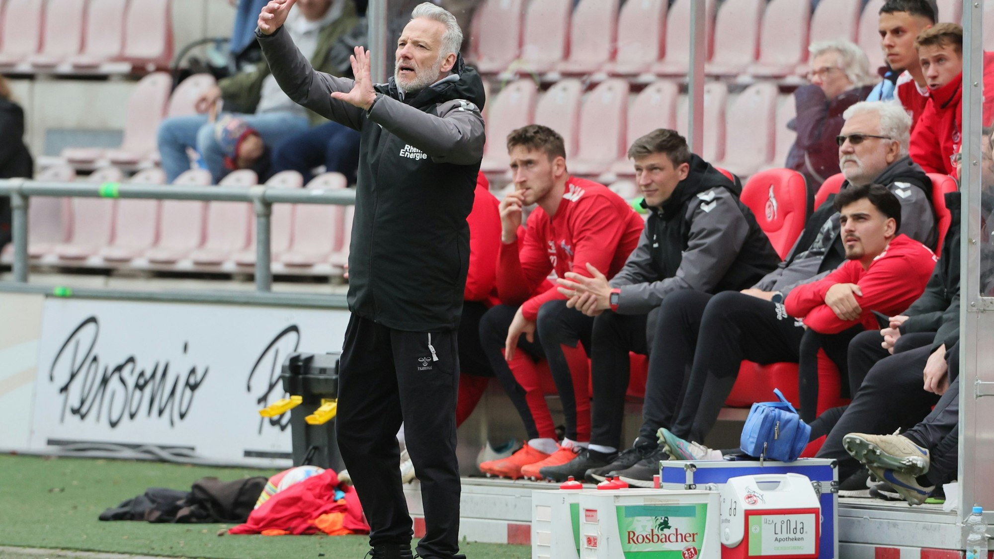 1.FC Köln U21 vs. SC Wiedenbrück, Regionalliga West, Saison 2022/23, Mark Zimmermann (1. FC Köln), 01.04.2023, Bild: Herbert Bucco