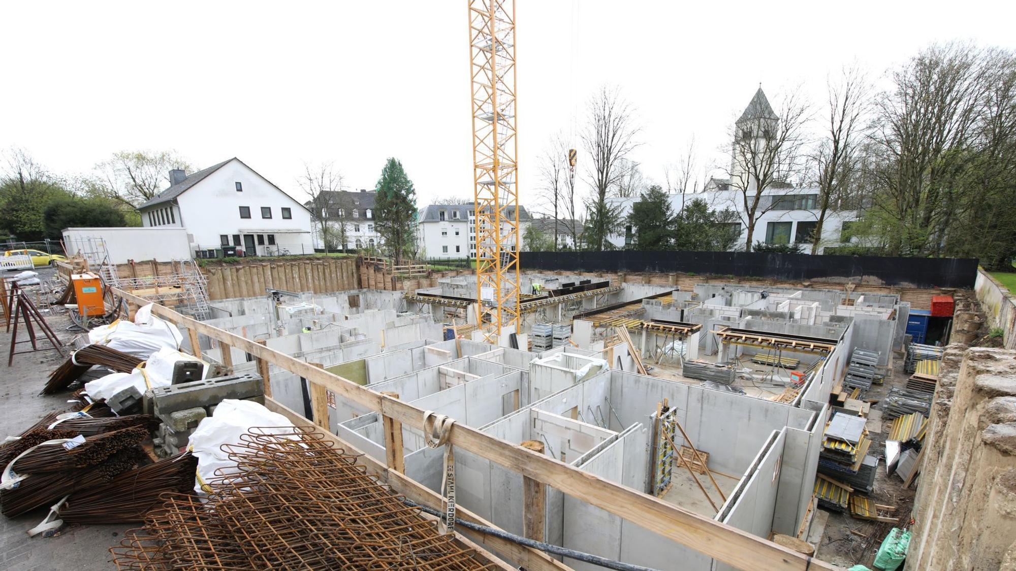 Ein Bauprojekt in Bad Honnef.