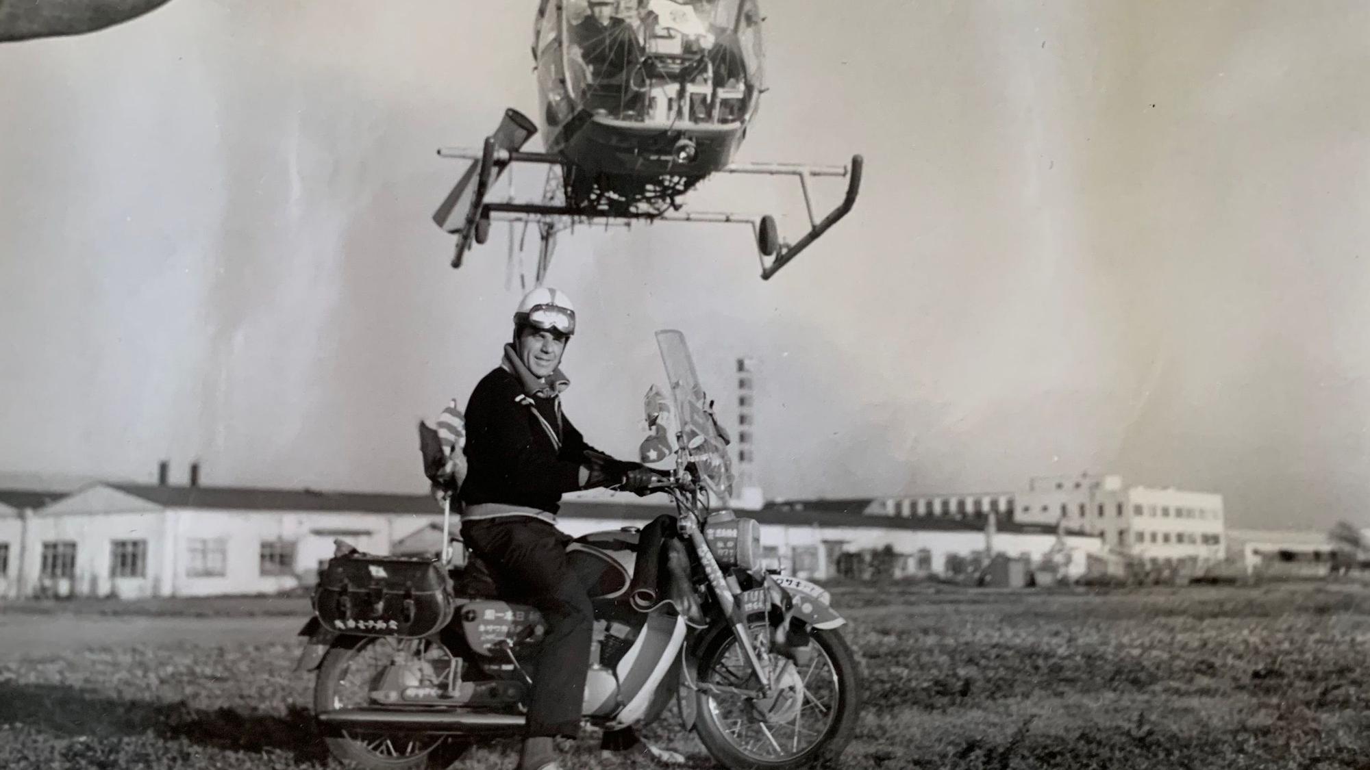 Herrmann Schrader machte eine Reise mit dem Motorrad