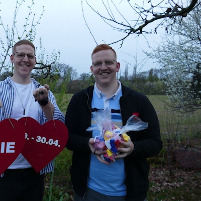 Silas (links) und Jonathan Kolb.