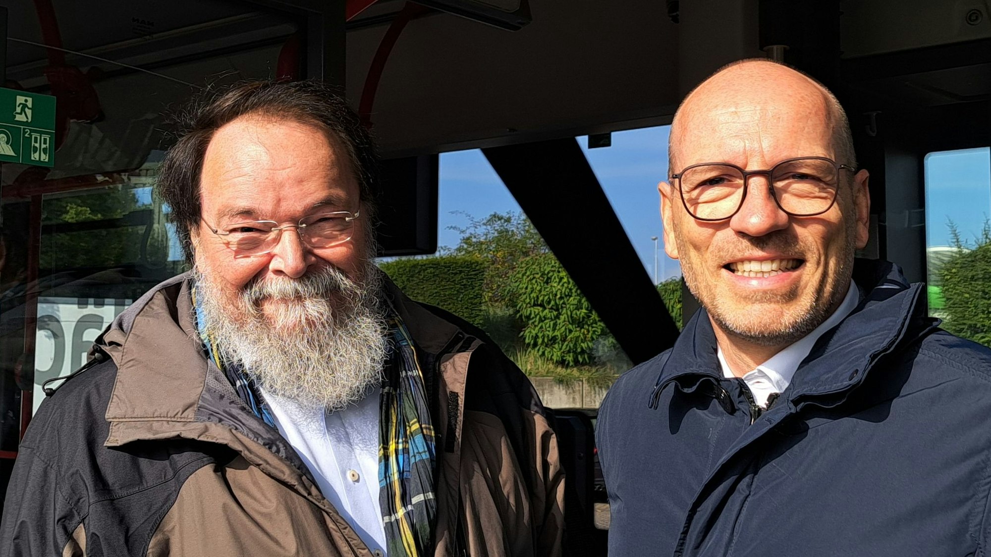 Bürgermeister Bernhard Marewski und Wupsi Geschäftsführer