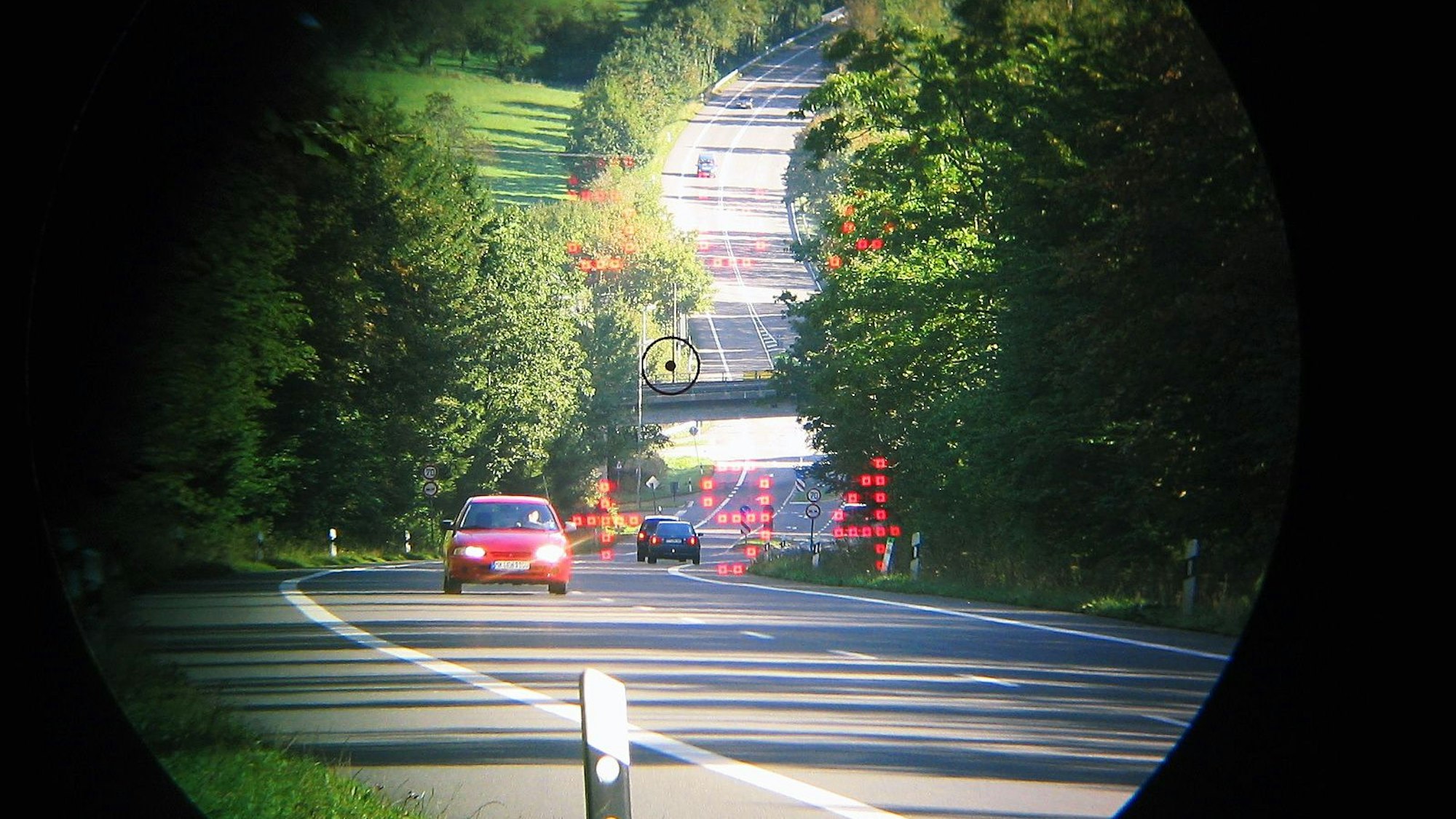 Tempo Messung Blitzer Raser Kontrolle blitzt Radar Blitzer