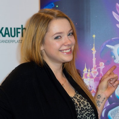 Die Influencerin Anne Wünsche, hier bei einer Filmpremiere 2017, in der sie Synchronsprecherin war.