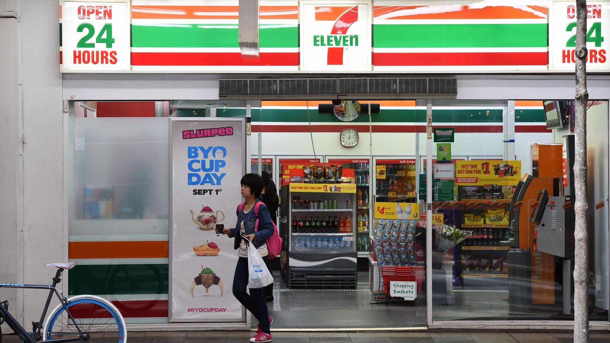 Ein 7-Eleven-Geschäft in Brisbane in Australien.