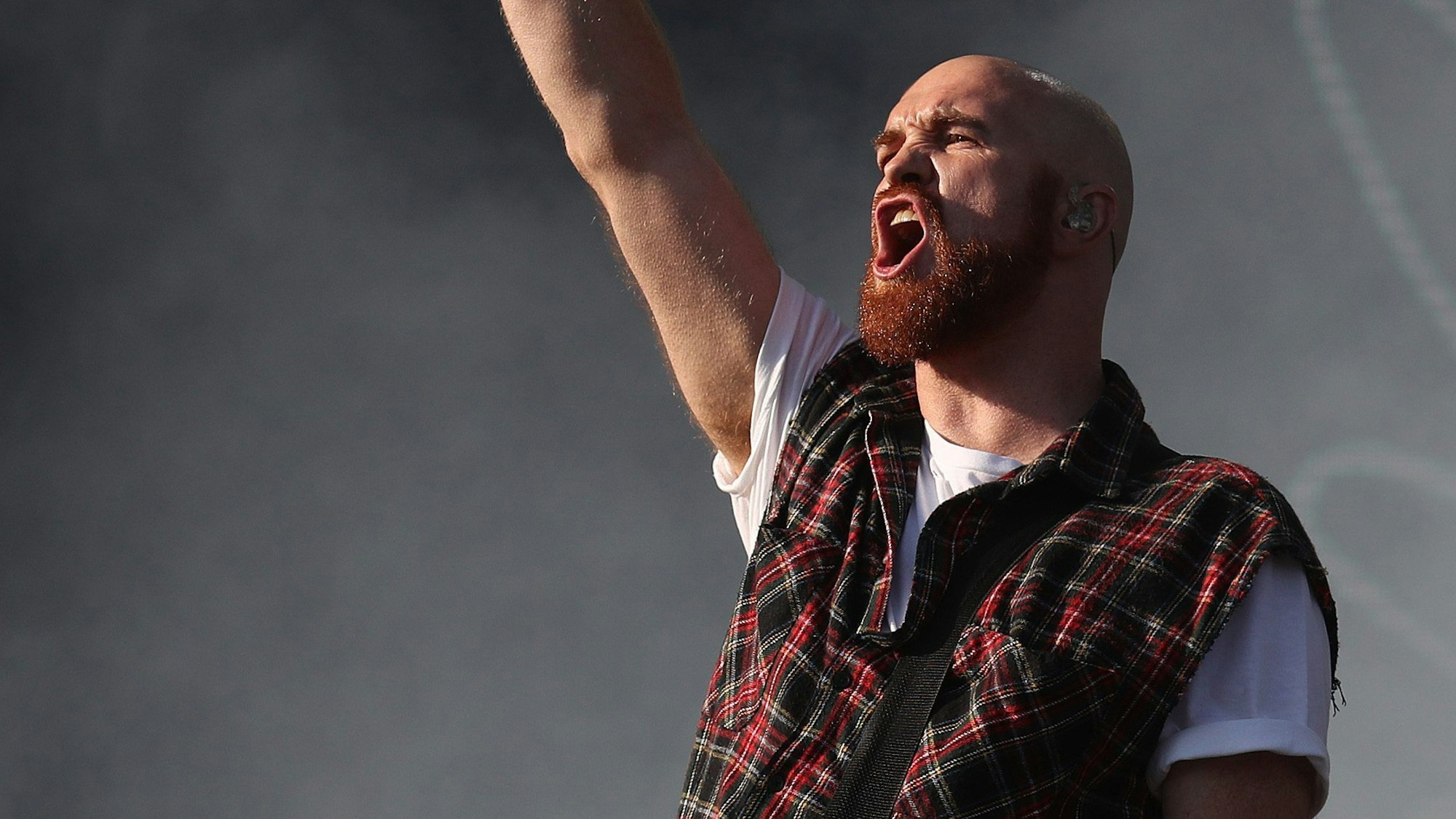 Mark Sheehan von The Script bei einem Auftritt während des TRNSMT-Festivals in Glasgow.