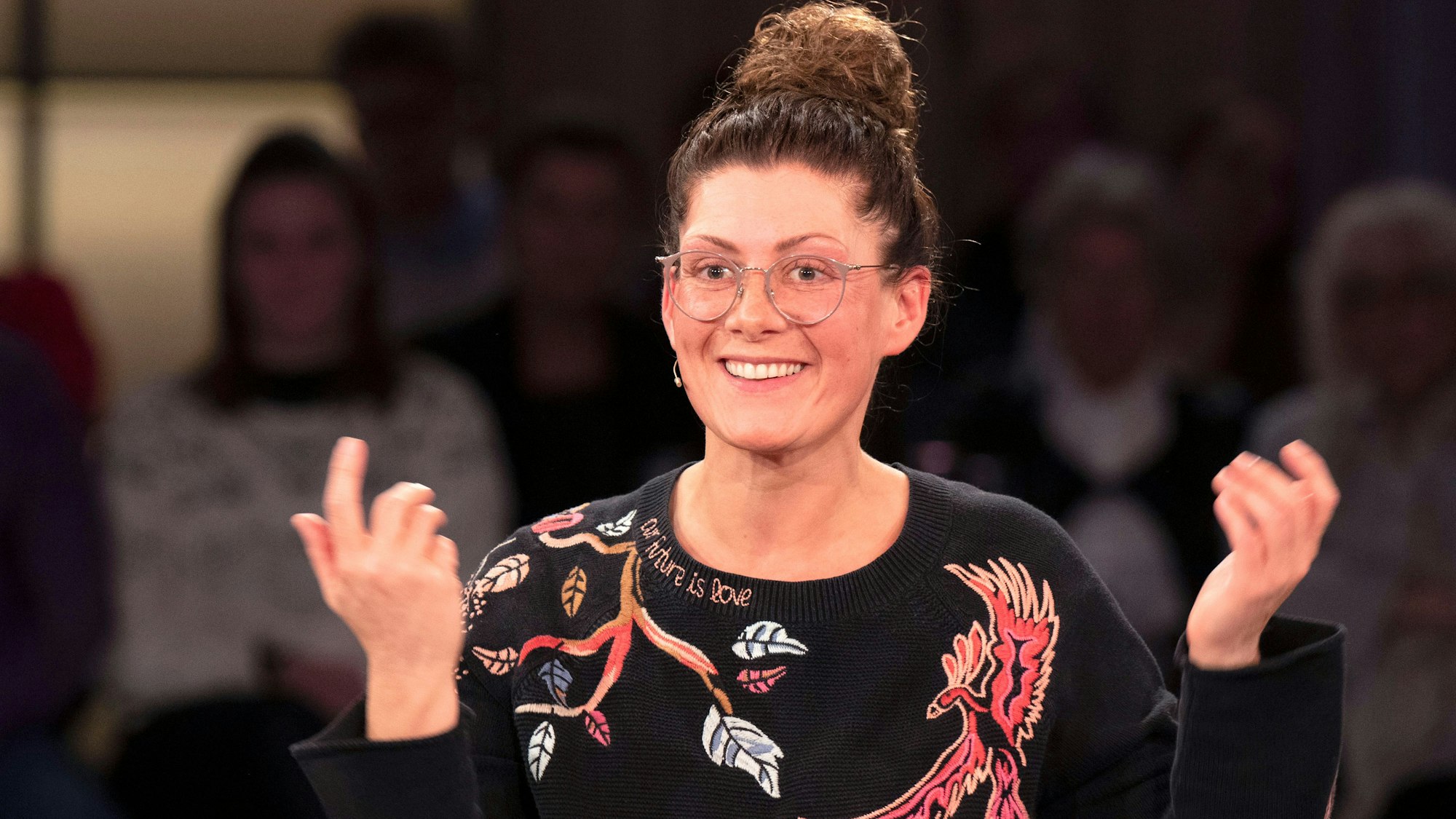 Jana Crämer, Autorin und Social-Media-Star, war am Freitag zu Gast beim „Kölner Treff“ im WDR.