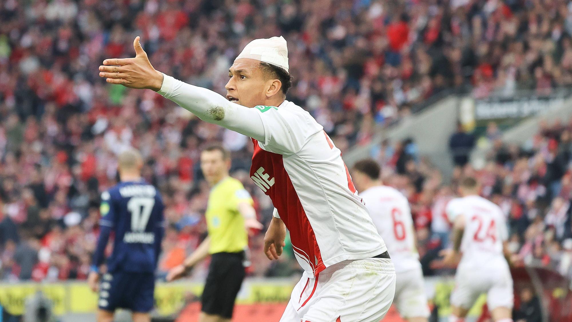 Davie Selke im Spiel gegen den FSV Mainz