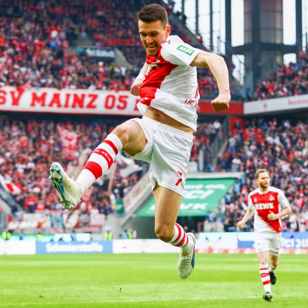 Dejan Ljubicic feiert seinen Treffer zum 1:1 gegen Mainz.