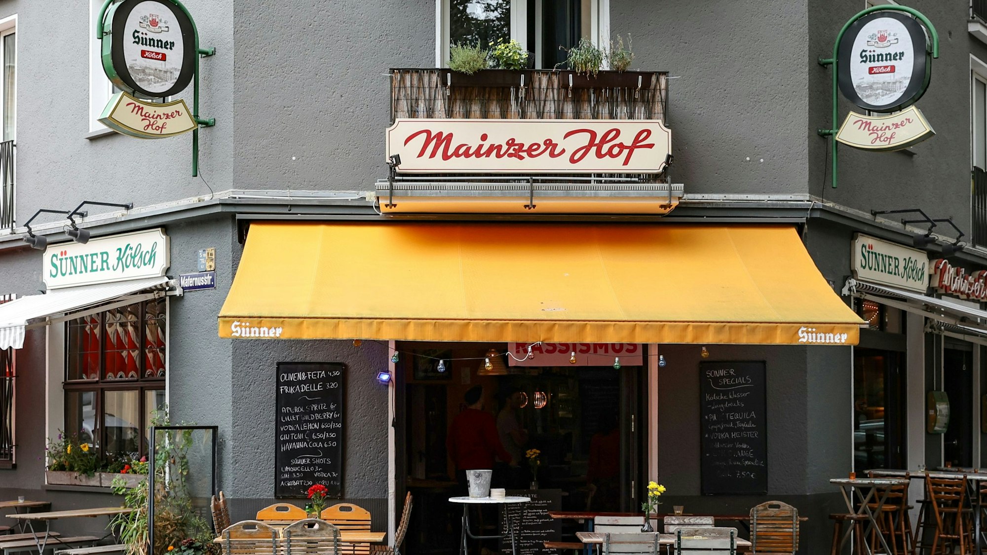 Der Mainzer Hof in der Südstadt an der Mainzer Straße.