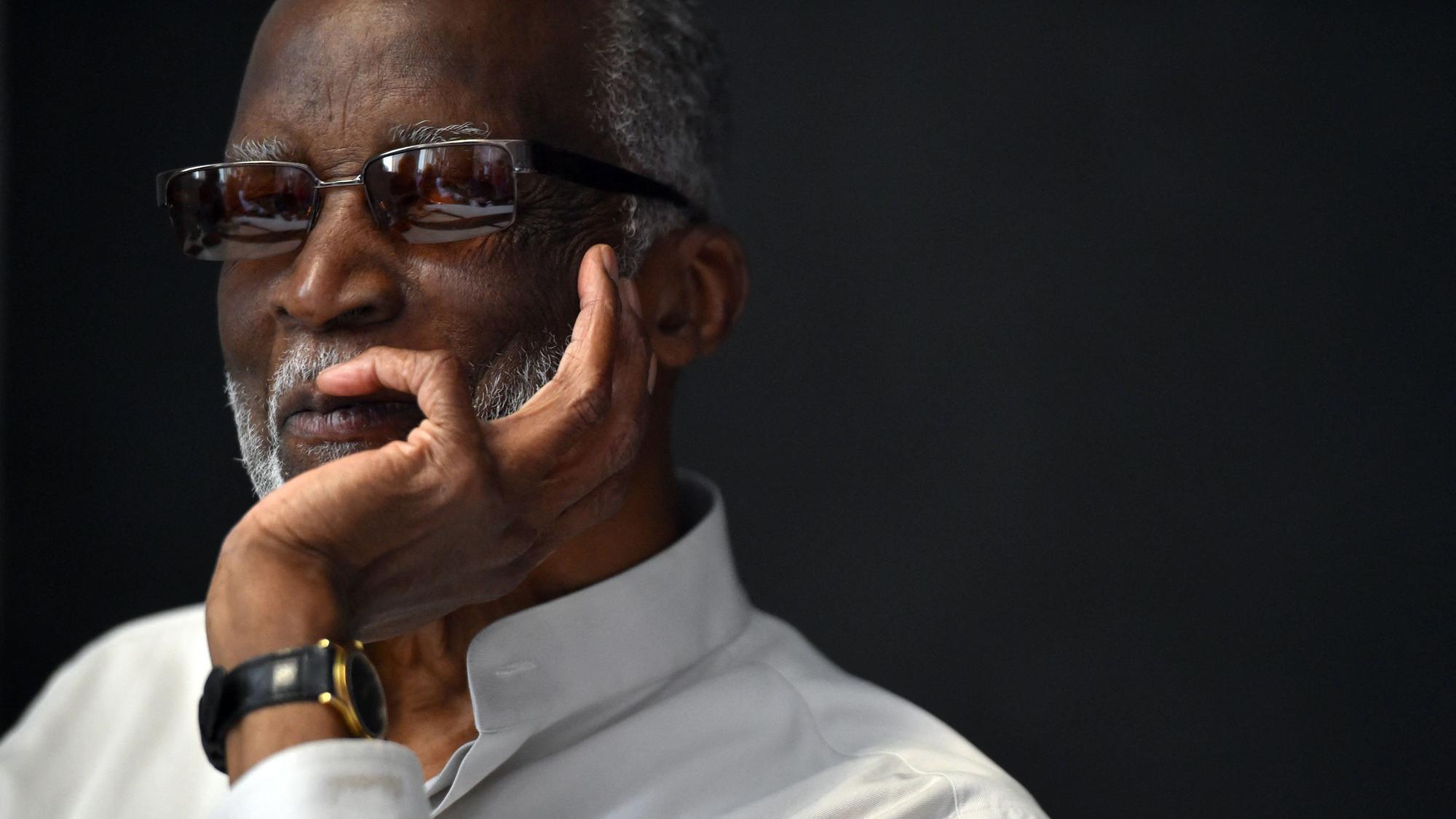 Ahmad Jamal, US-amerikanischer Jazzpianist und Komponist, aufgenommen im Rahmen des Jazzfestivals im französischen Marciac.