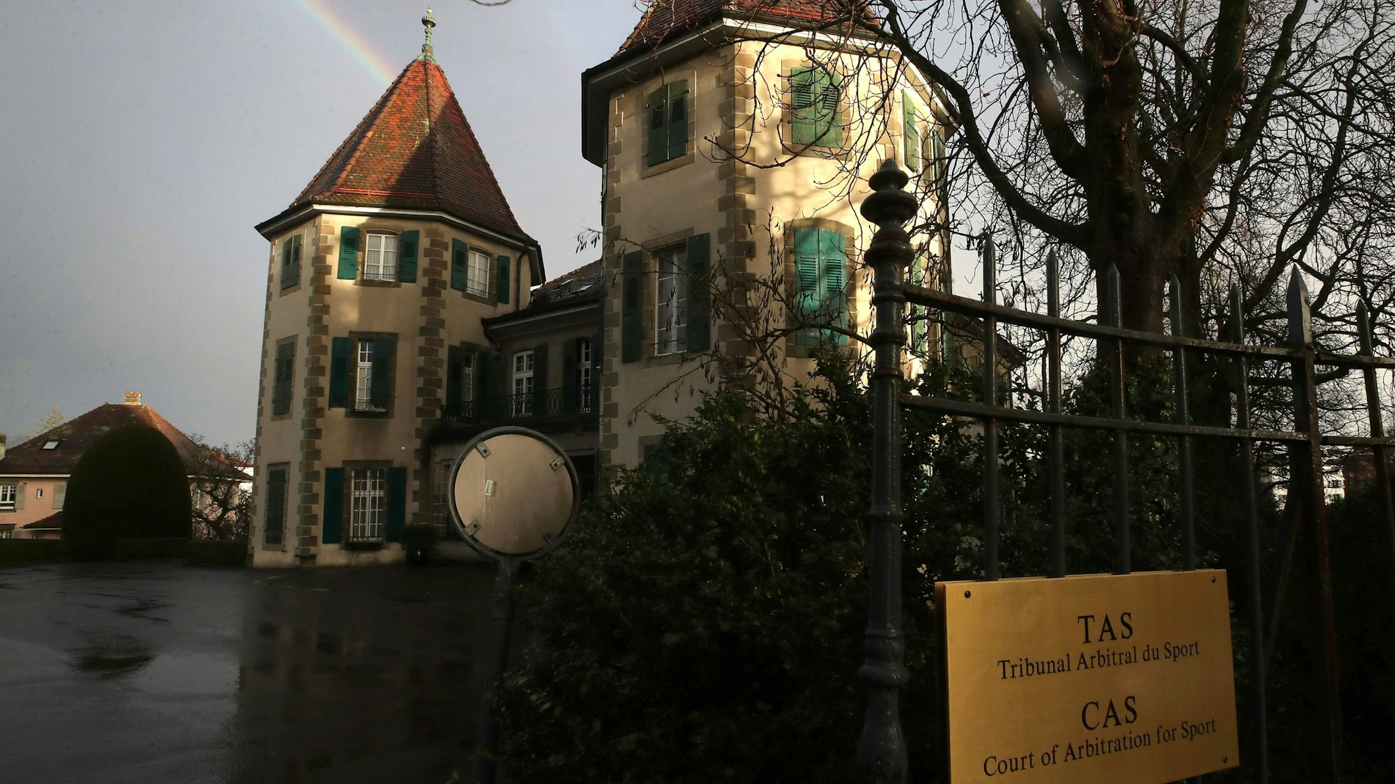 Der Sitz des Internationalen Sportgerichtshofes im schweizerischen Lausanne.