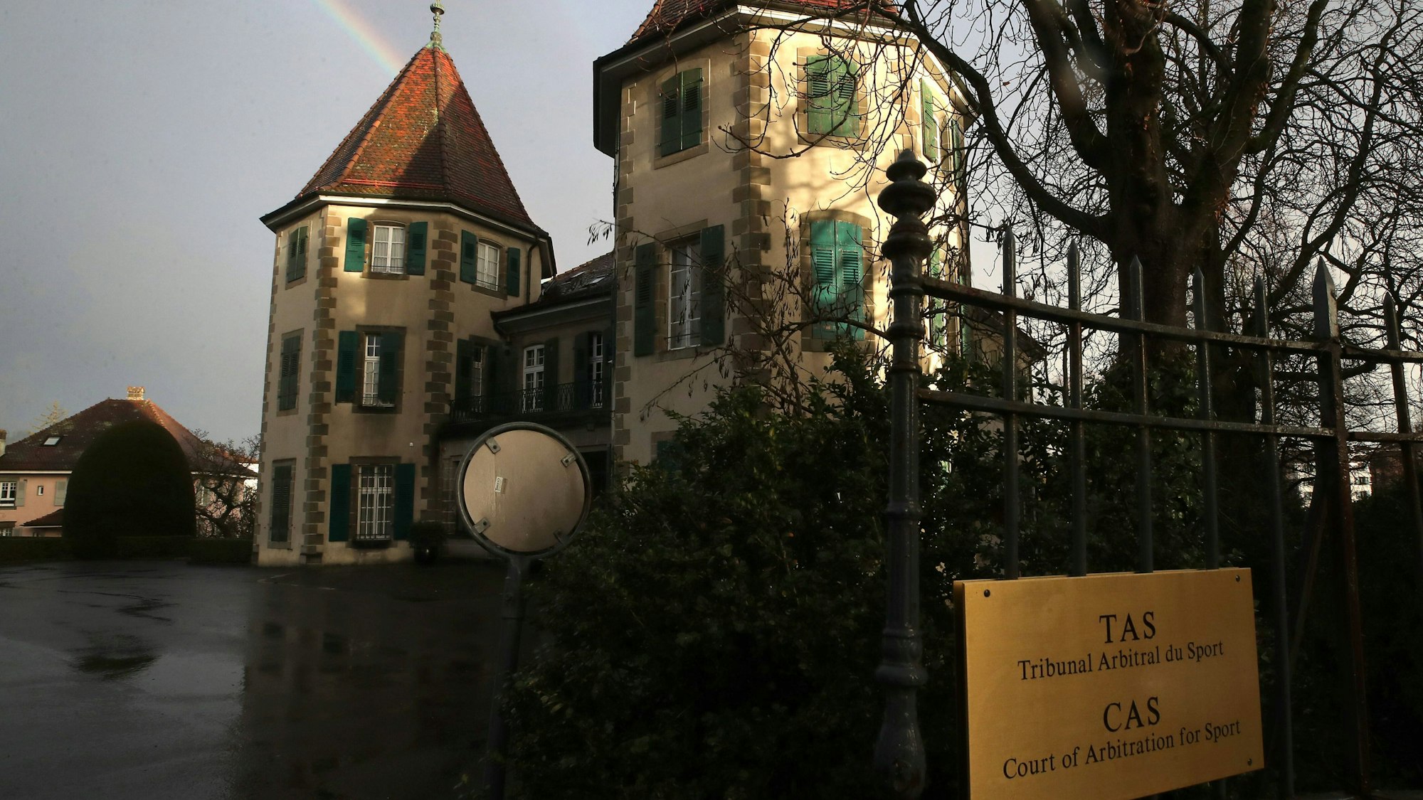 Das Hauptquartier des Internationalen Sportgerichtshofs (Cas) im schweizerischen Lausanne