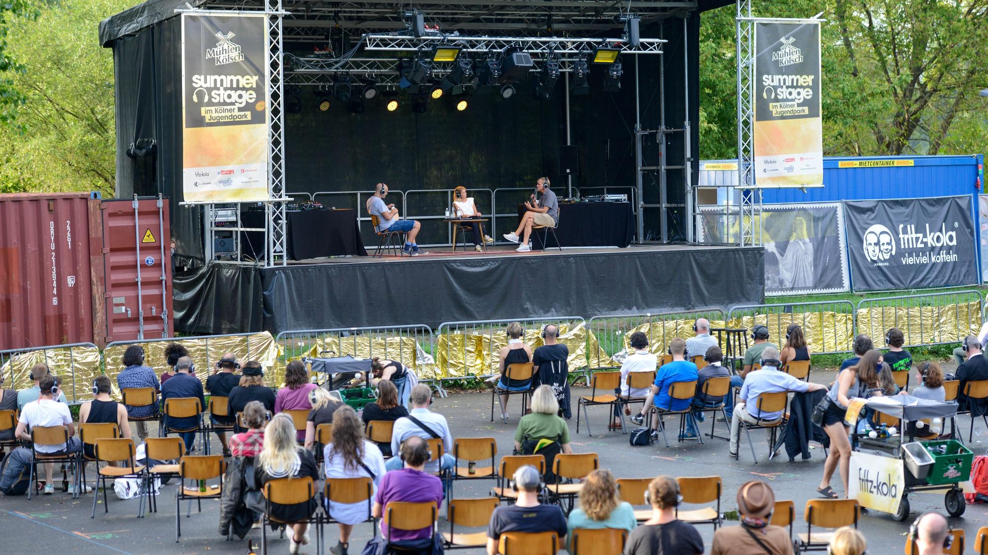 10-Jahre Klubkomm im Jugendpark Summer Stage Köln 21.08.2020 Foto: Uwe Weiser
