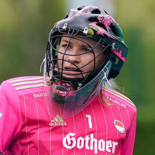 Julia Sonntag geb. Ciupka, Torwart, KTHC, 1, Einzelbild, Aktion, Action, 08.05.2021, Mannheim Deutschland, Hockey, Deutsche Meisterschaft, Halbfinale, Damen, Mannheimer HC - Rot-Weiss Köln *** Julia Sonntag geb Ciupka, Goalkeeper, KTHC, 1 , Single, Action, Action, 08 05 2021, Mannheim Germany , Hockey, German Championship, Semifinal, Women, Mannheimer HC Rot Weiss Köln xozx