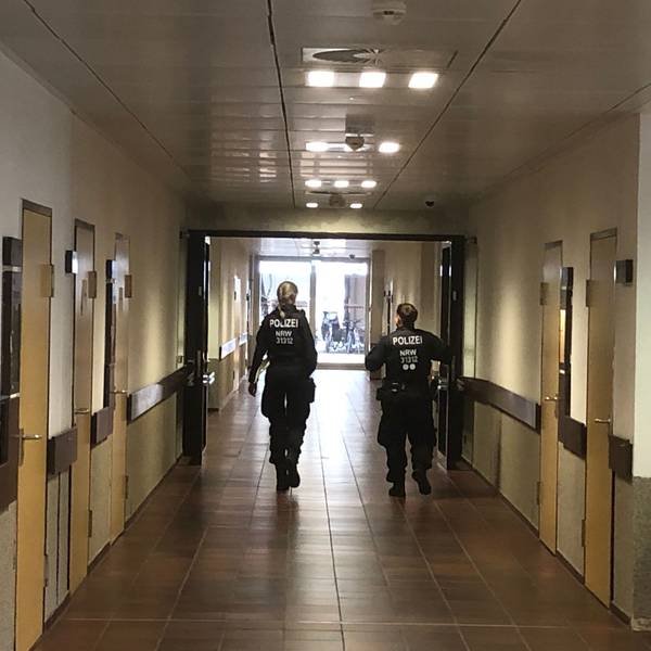 Ein Flur im Kölner Landgericht.