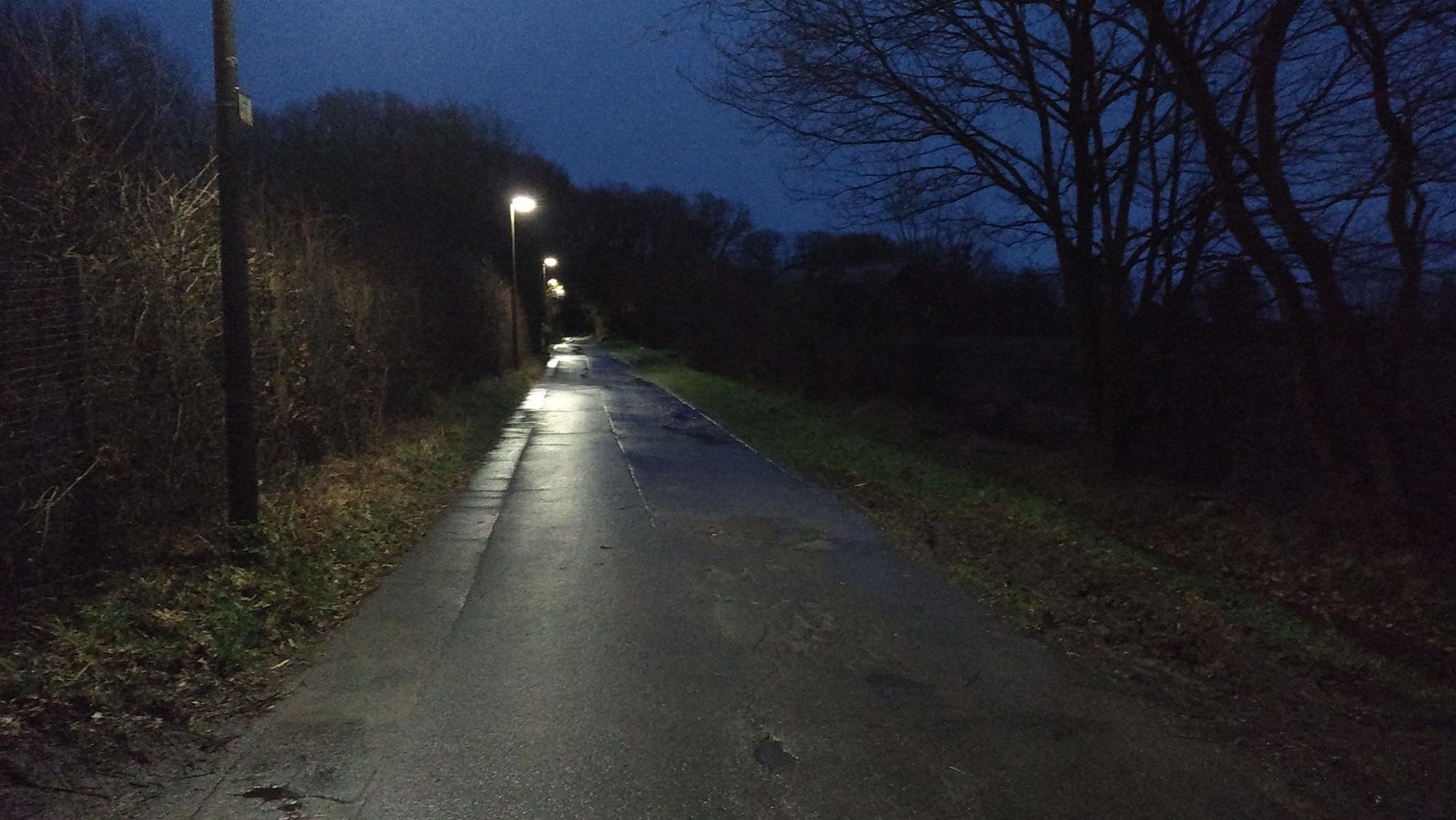 Das Bild zeigt eine typische Lichtbarriere an einem Naturschutzgebiet, hier an der Tongrube in Sankt Augustin-Niederpleis.