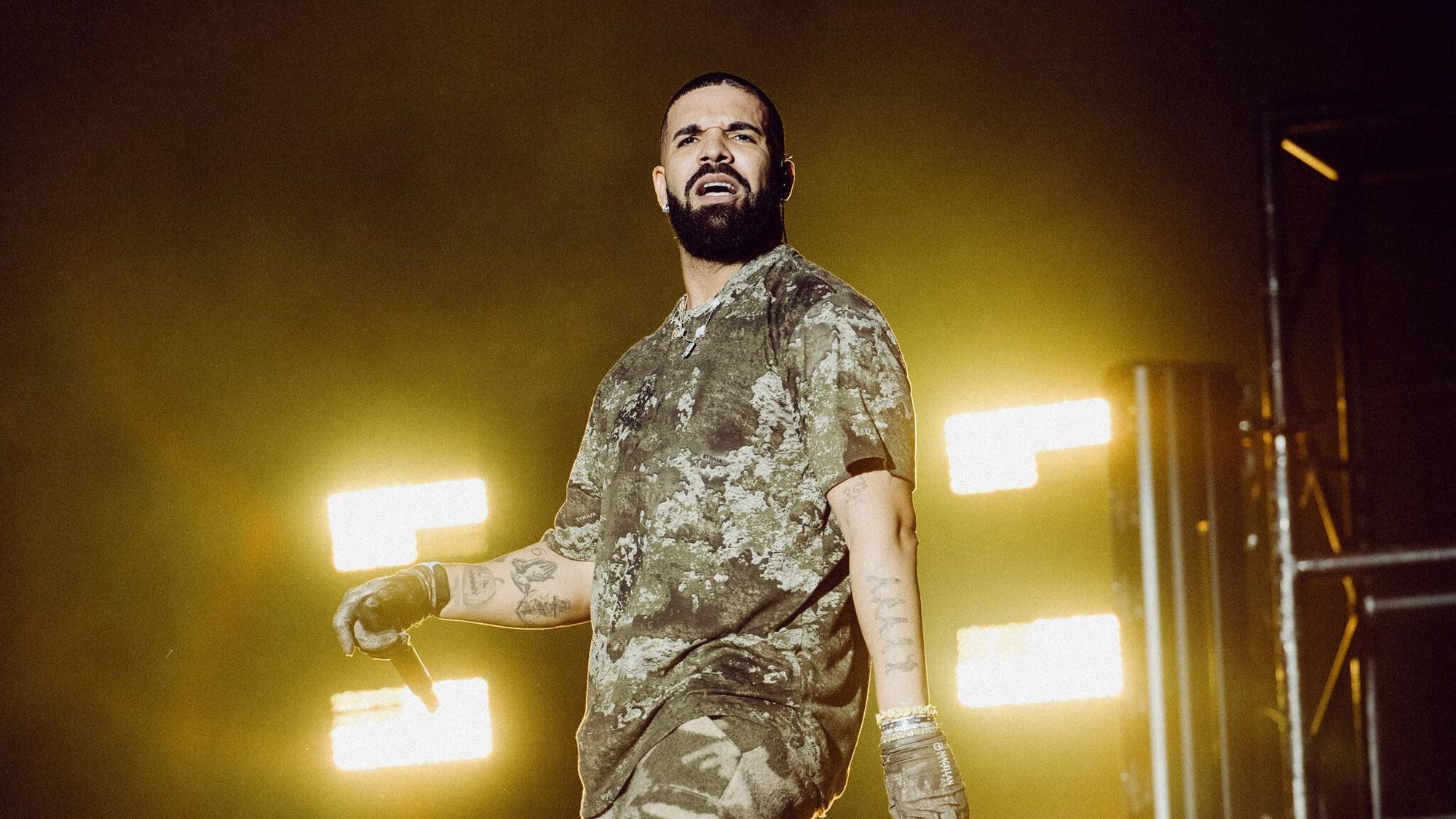 Drake bei einem Konzert