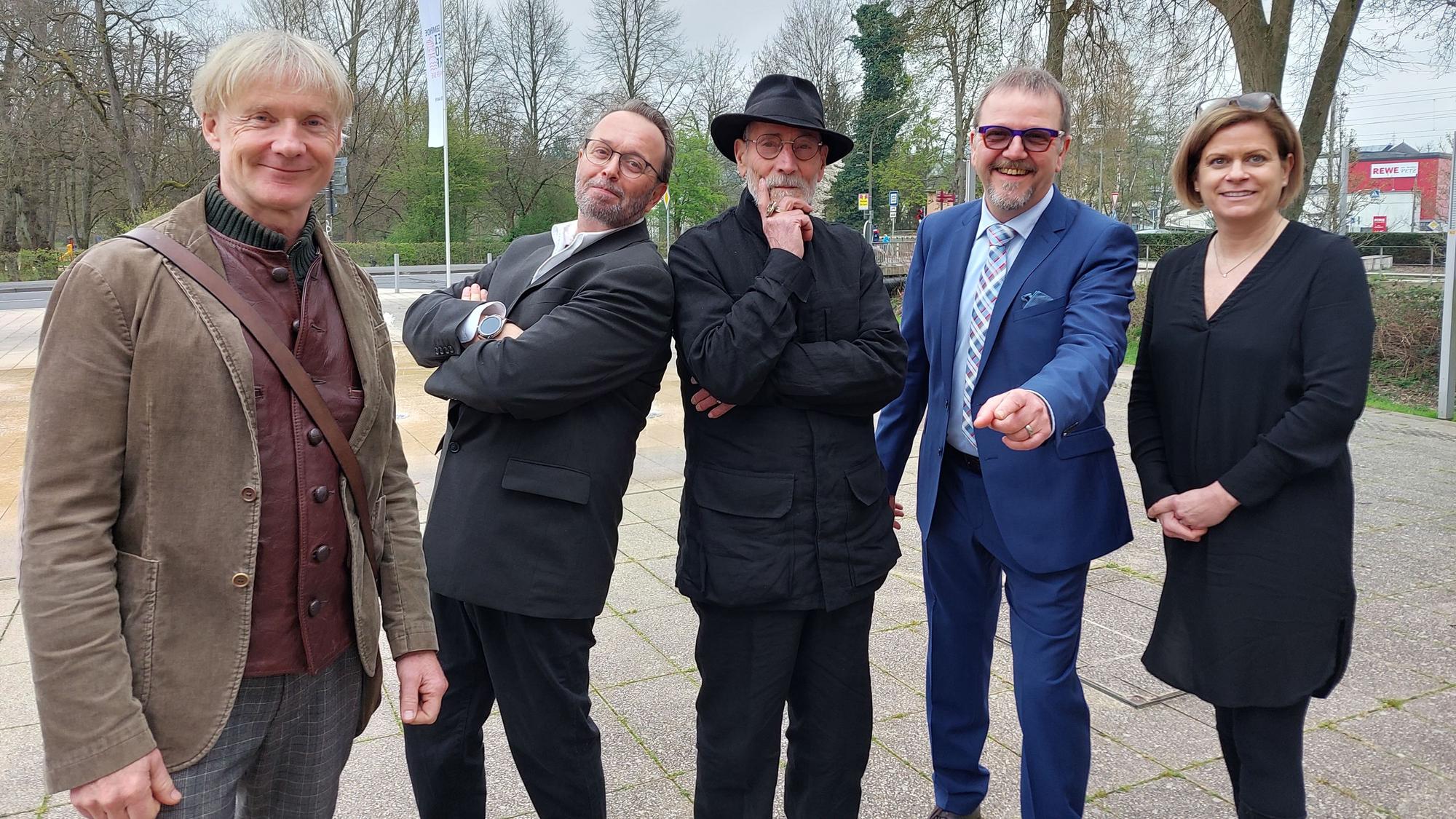 Thomas Baumgärtel, Thomas Feldkamp, Giovanni Vetere, Alwin Müller und Anja Welteroth (v.l.)