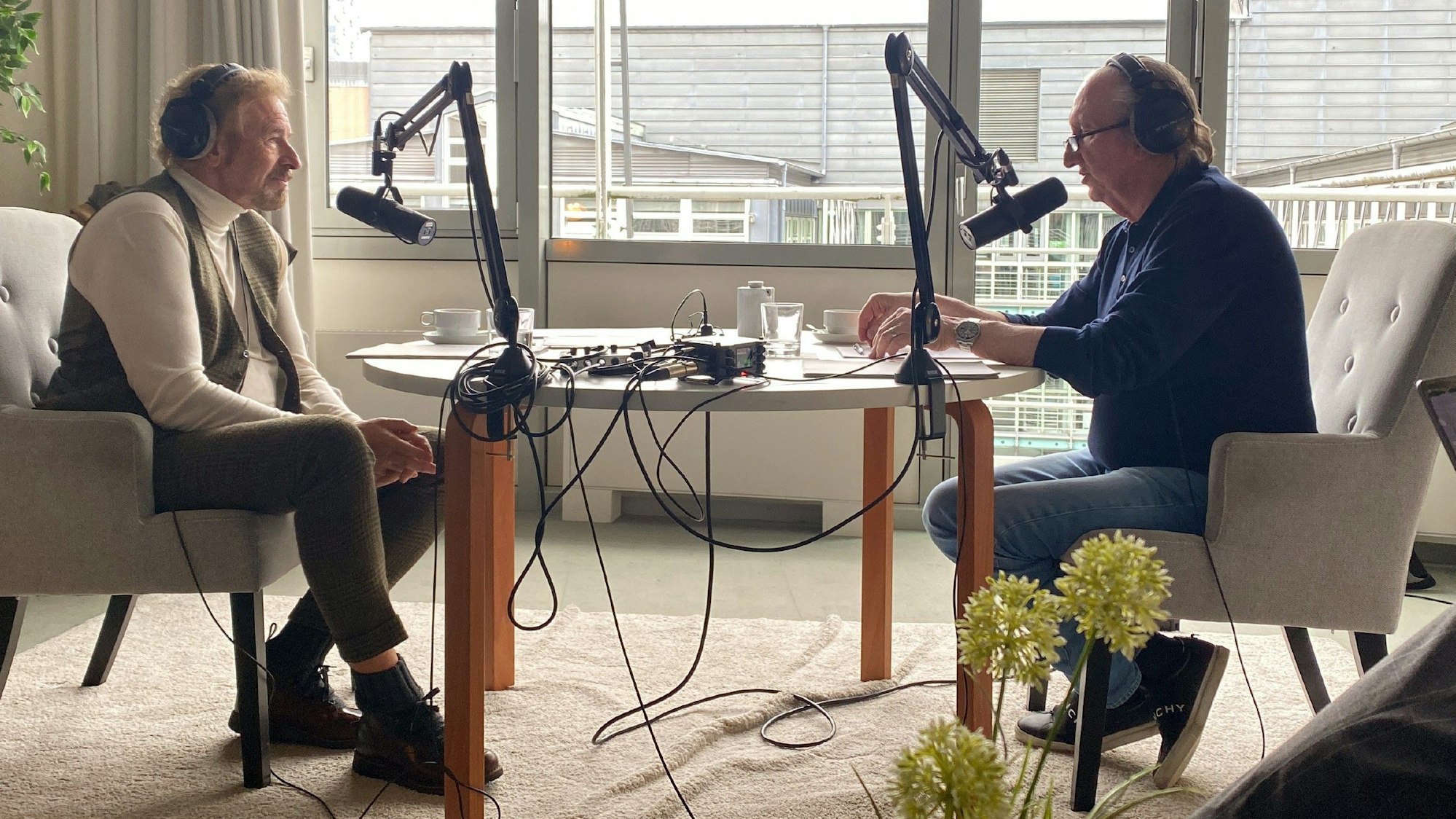 Mike Krüger (r.) und Thomas Gottschalk