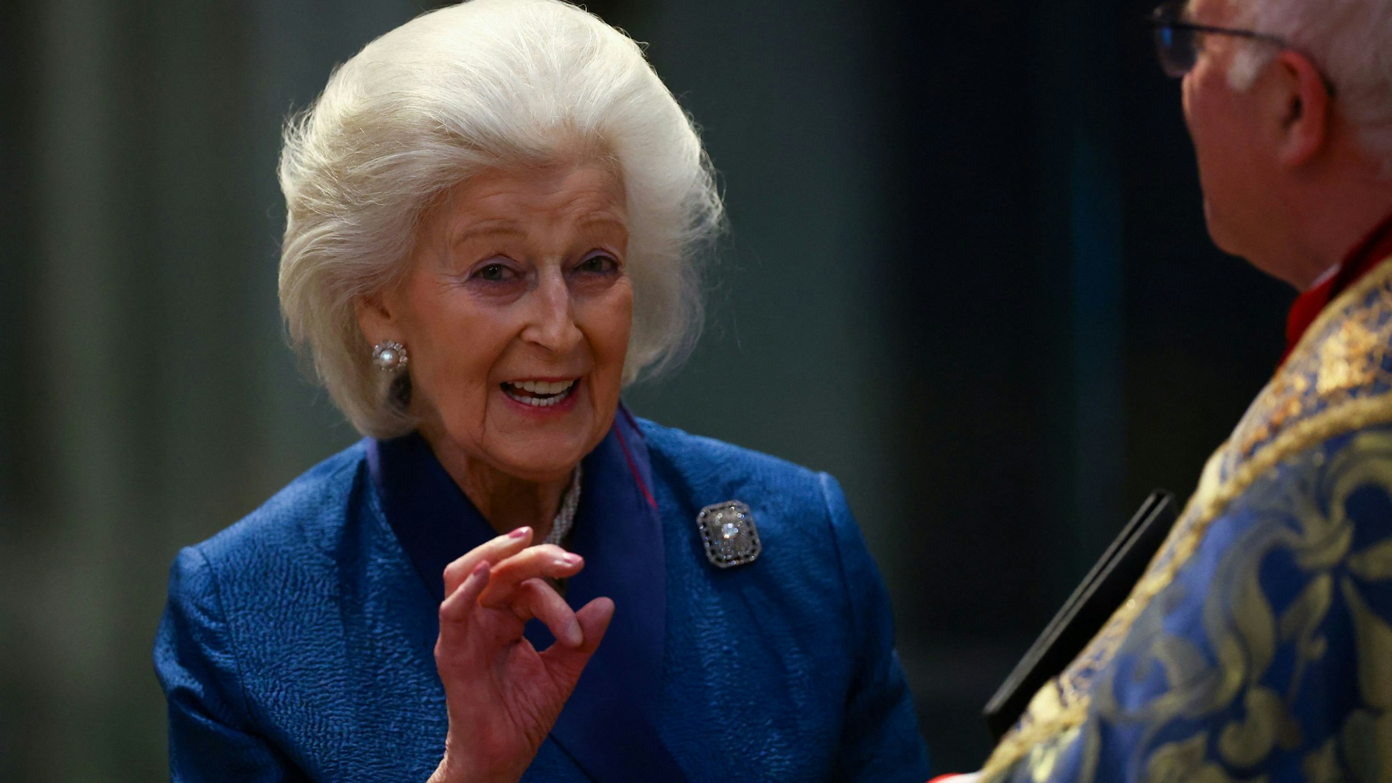 Prinzessin Alexandra bei der jährlichen Gedenkfeier für Florence Nightingale in der Westminster Abbey in London.