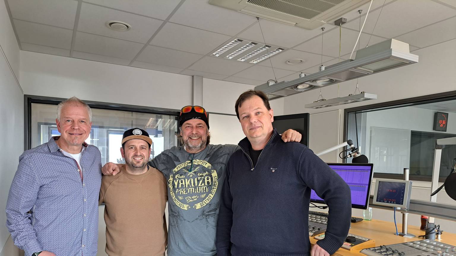 Michael Wandel, Dominik Becker, Wilfried Wiltschek und Thomas Wagner.