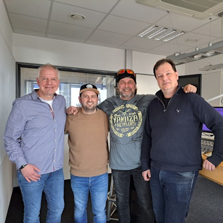 Michael Wandel, Dominik Becker, Wilfried Wiltschek und Thomas Wagner.