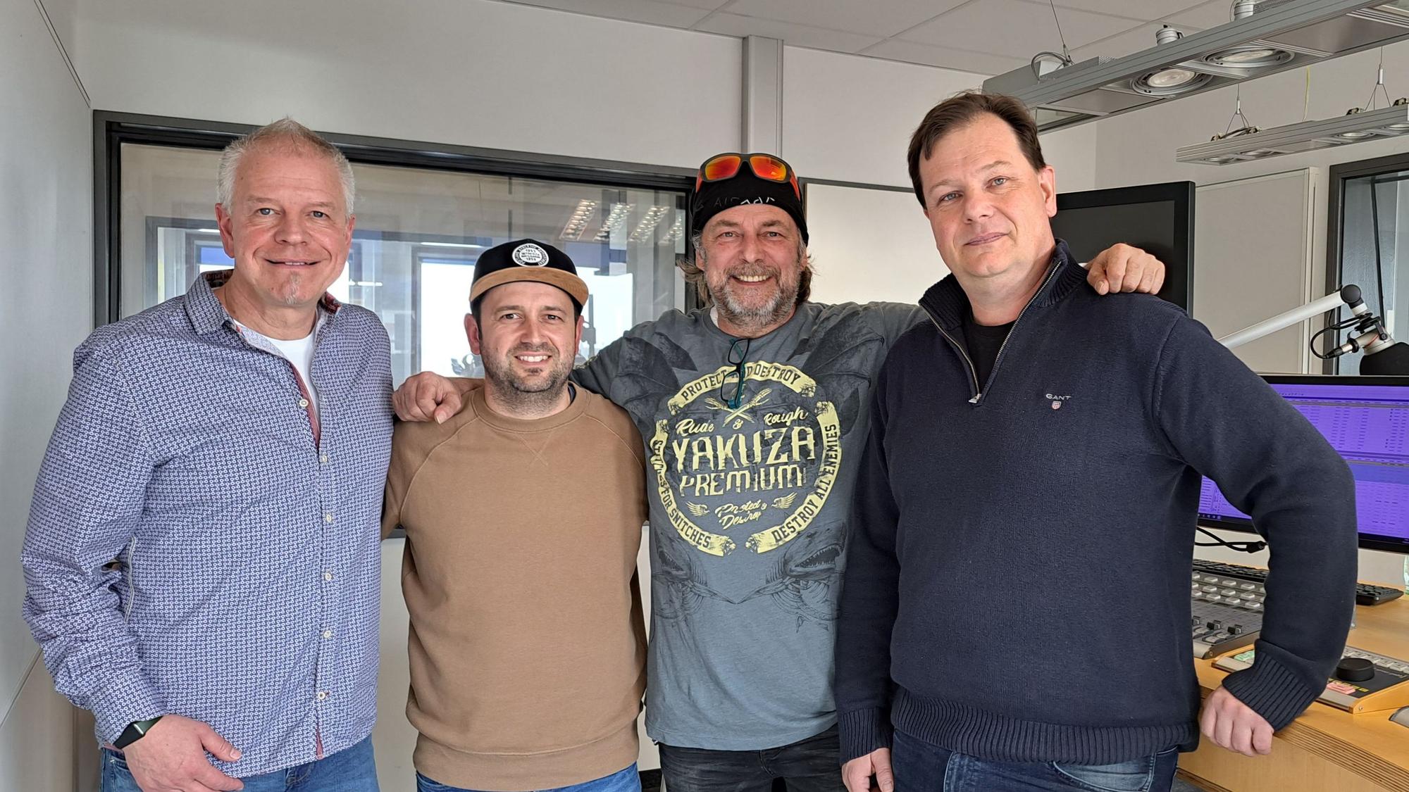 Michael Wandel, Dominik Becker, Wilfried Wiltschek und Thomas Wagner.