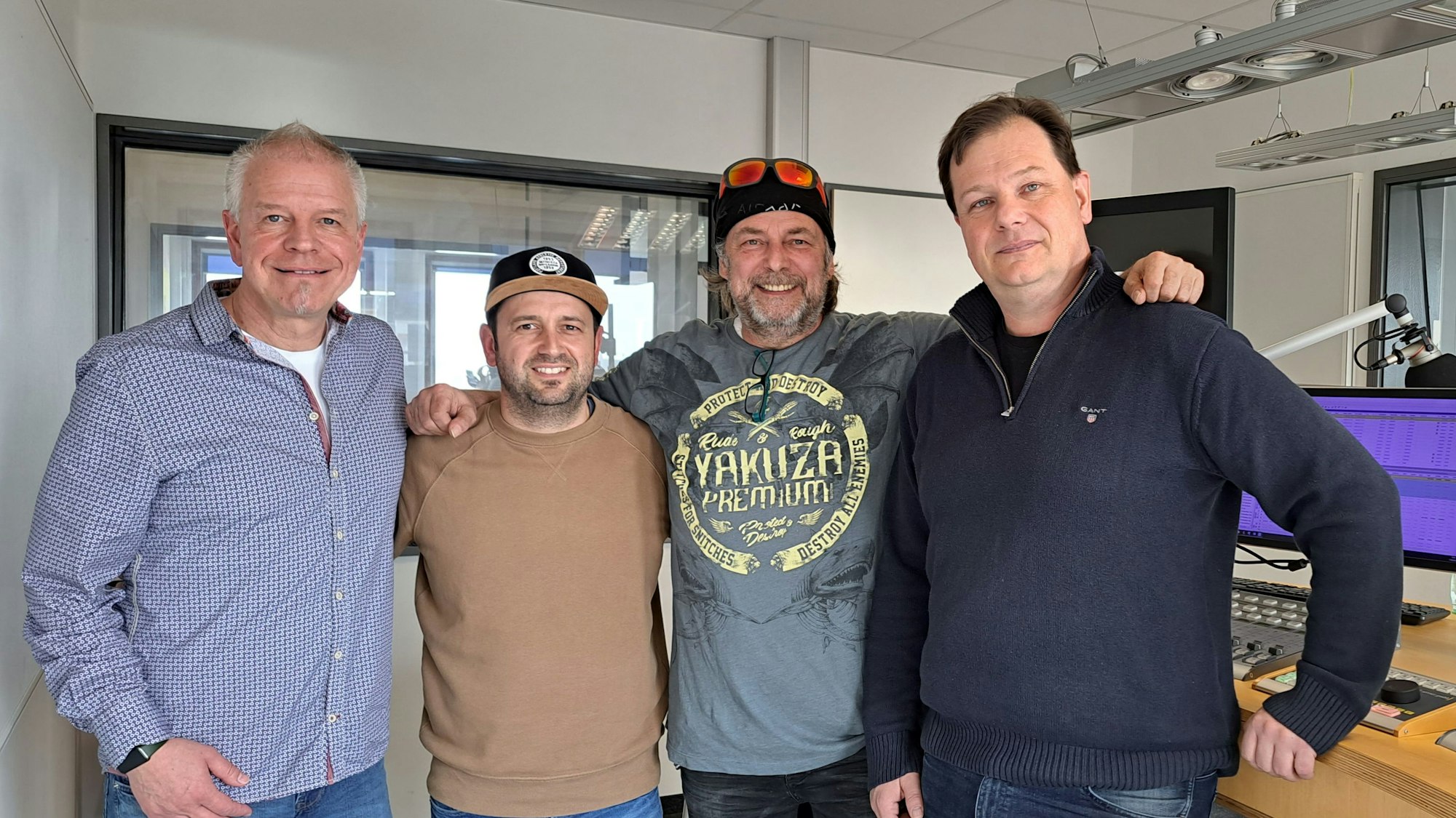 Michael Wandel, Dominik Becker, Wilfried Wiltschek und Thomas Wagner.