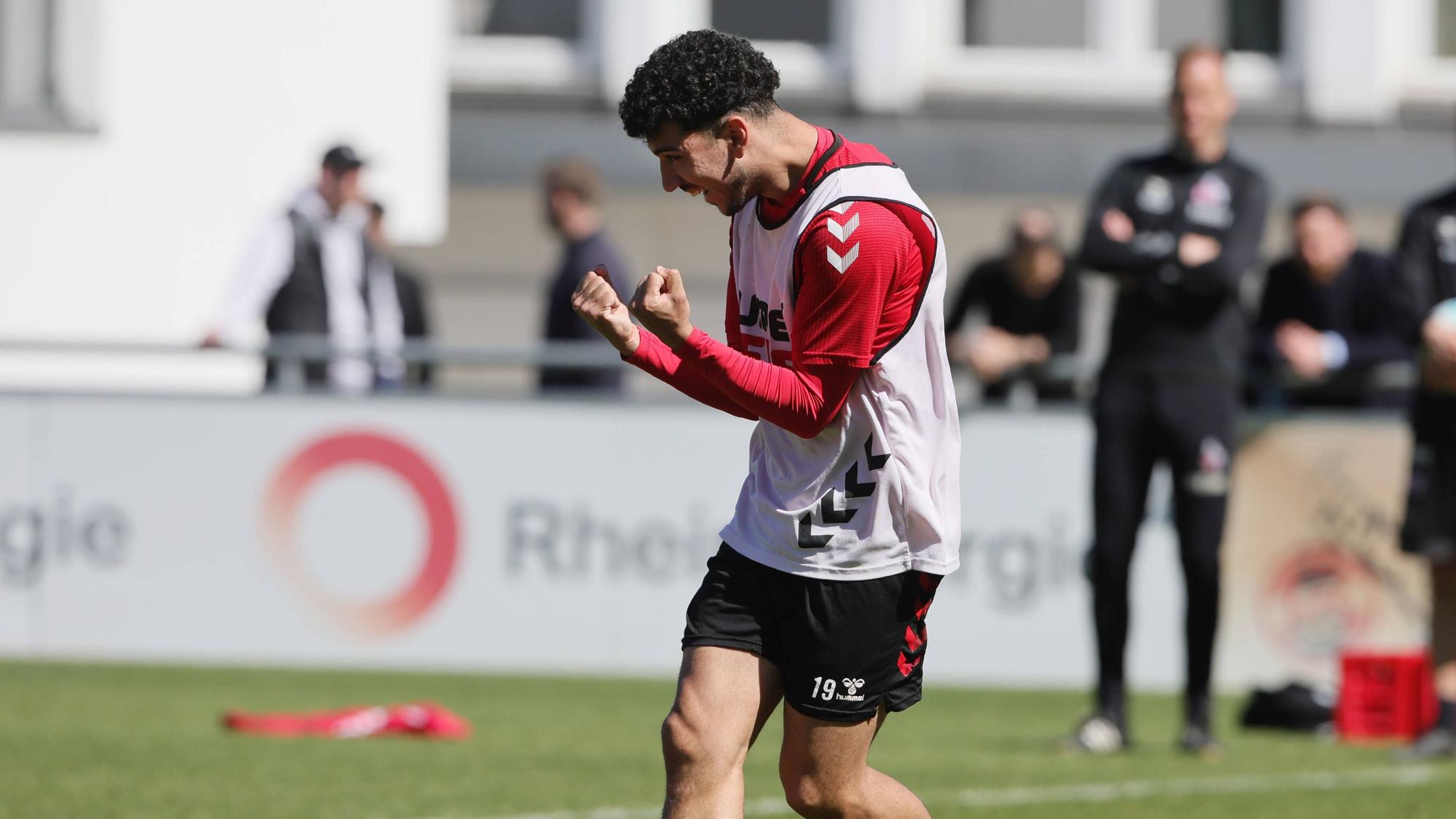 Ist im FC-Training voll dabei: Dimitrios Limnios