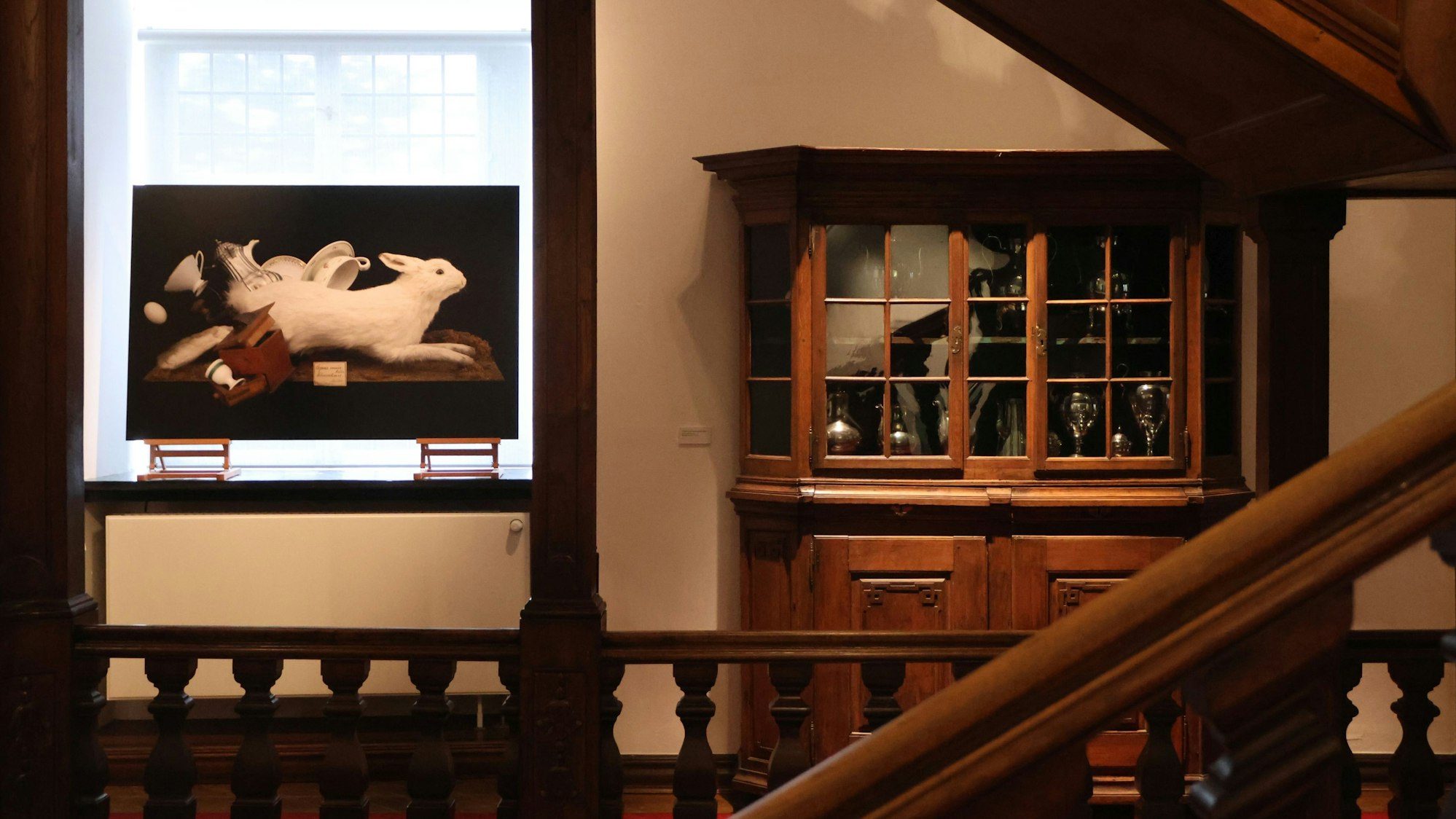 Das historische Treppenhaus des Schlosses ist bereits saniert. Sonst gibt es noch immer viel zu tun.