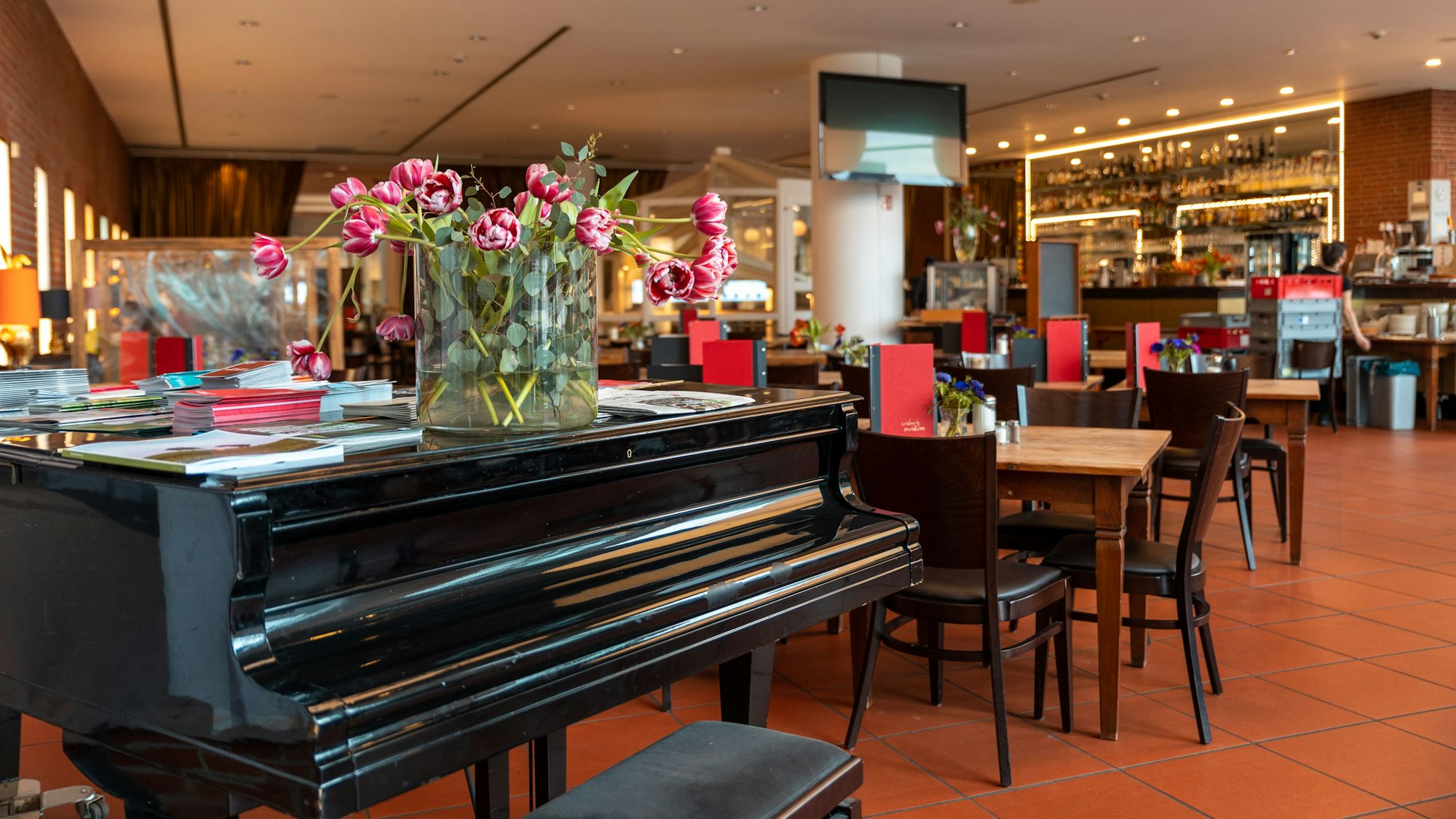 Blick ins Café im Museum Ludwig