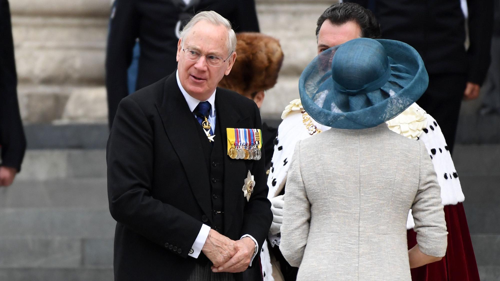 Prinz Richard, Herzog von Gloucester, bei Thanksgiving-Feierlichkeiten im Jahr 2022.