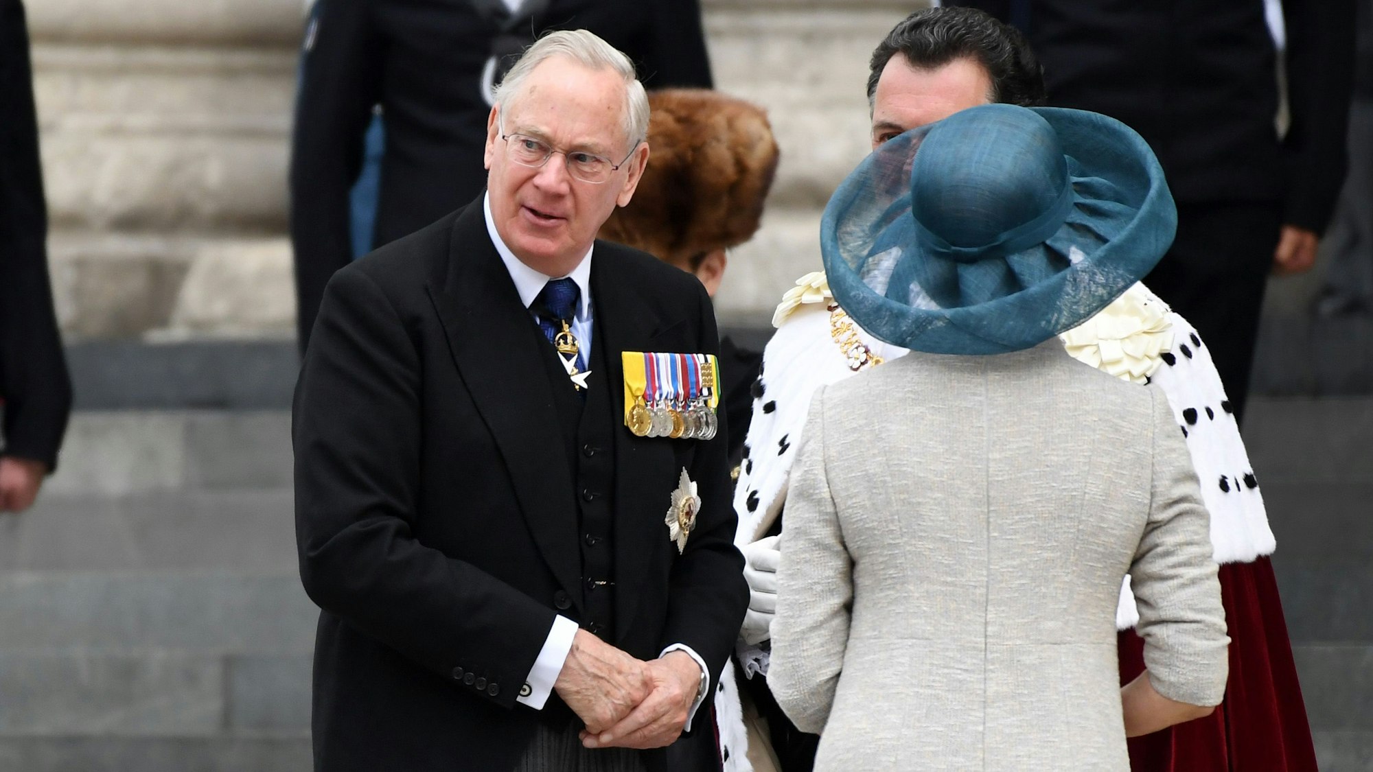 Prinz Richard, Herzog von Gloucester, bei Thanksgiving-Feierlichkeiten im Jahr 2022.