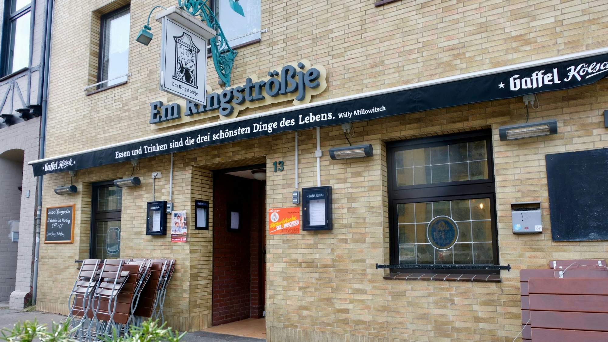 Das Restaurant von außen.