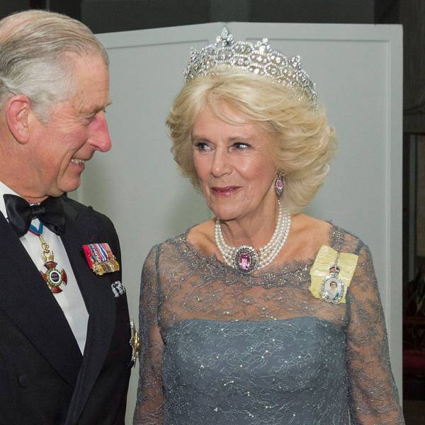 Der damalige Prinz Charles und seine Frau, Herzogin Camilla, bei einem Dinner.
