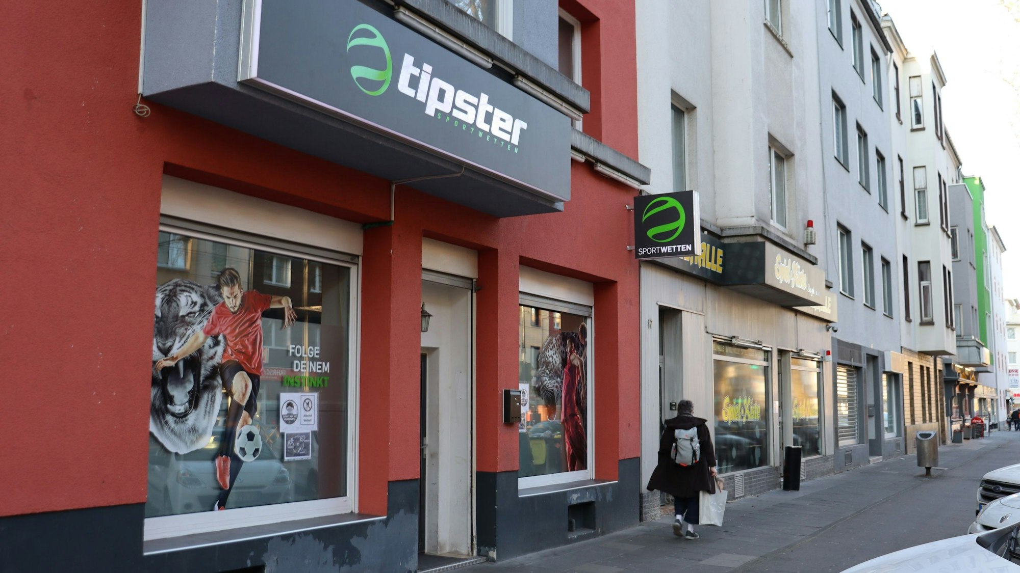 Ein Wettbüro des Kölner Sportwettenanbieters Tipster in der Heidelberger Straße. (Archivbild)