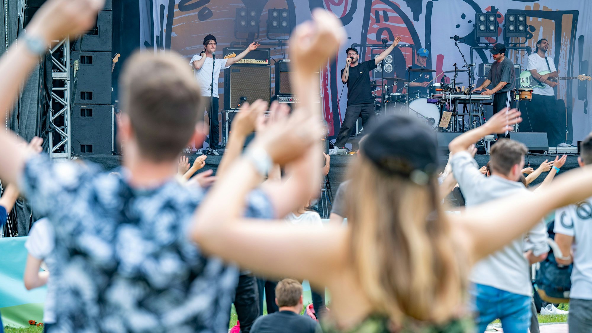 Konzert Leoniden auf der Rennbahn.