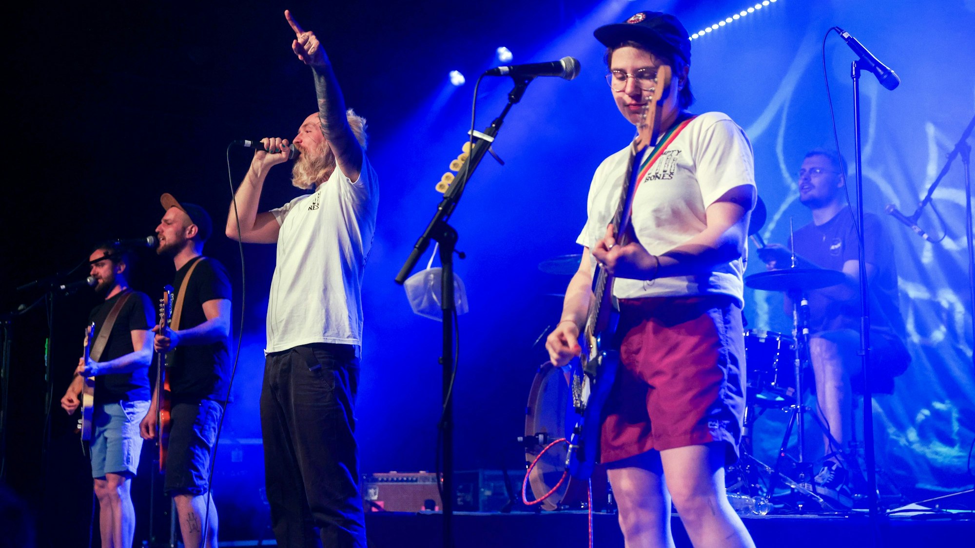 20.04.2023, Köln: Konzert der Punkrockband Team Scheiße in der Kantine.
Foto: Michael Bause