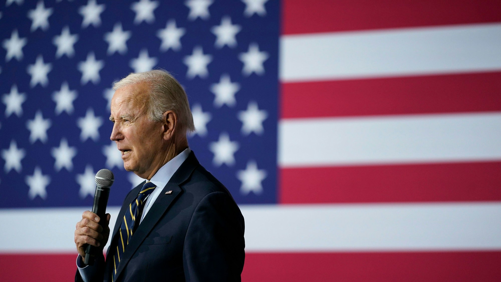 US-Präsident Joe Biden während einer Rede.