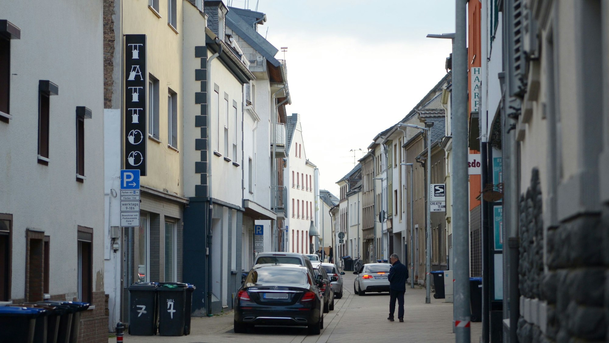 Die Bischofstraße in Euskirchen.
