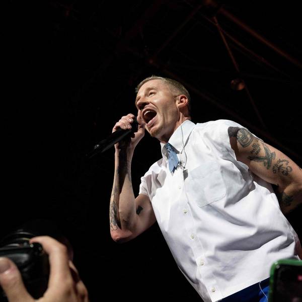 US-Rapper Macklemore bei einem Auftritt der „Ben-Tour“ in Paris.