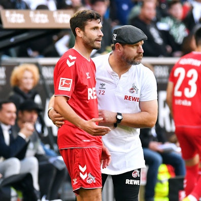 Jonas Hector mit Steffen Baumgart