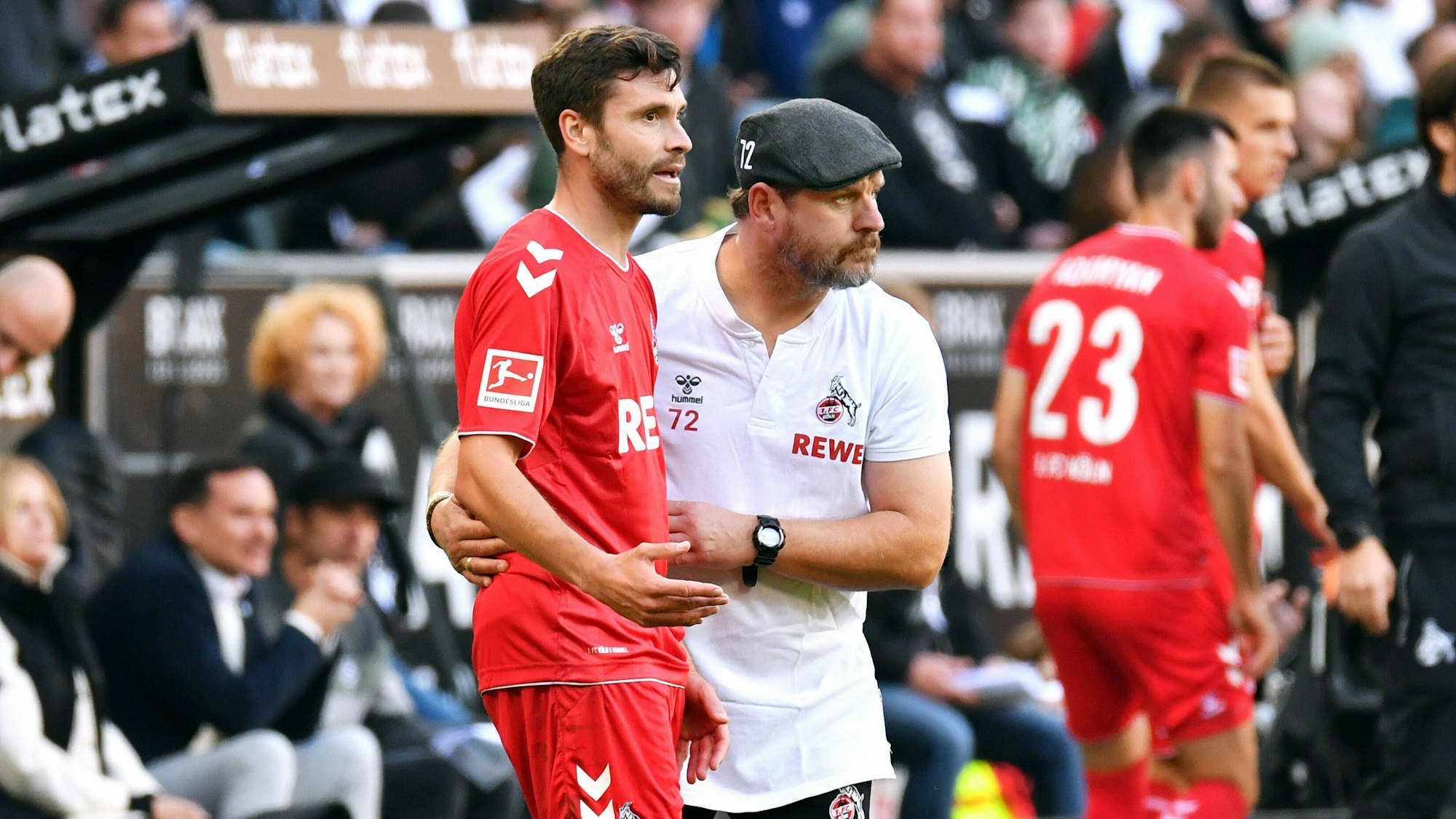 Jonas Hector mit Steffen Baumgart