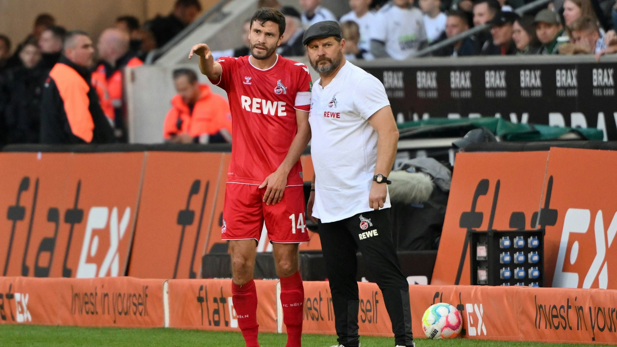 Jonas Hector zusammen mit Steffen Baumgart