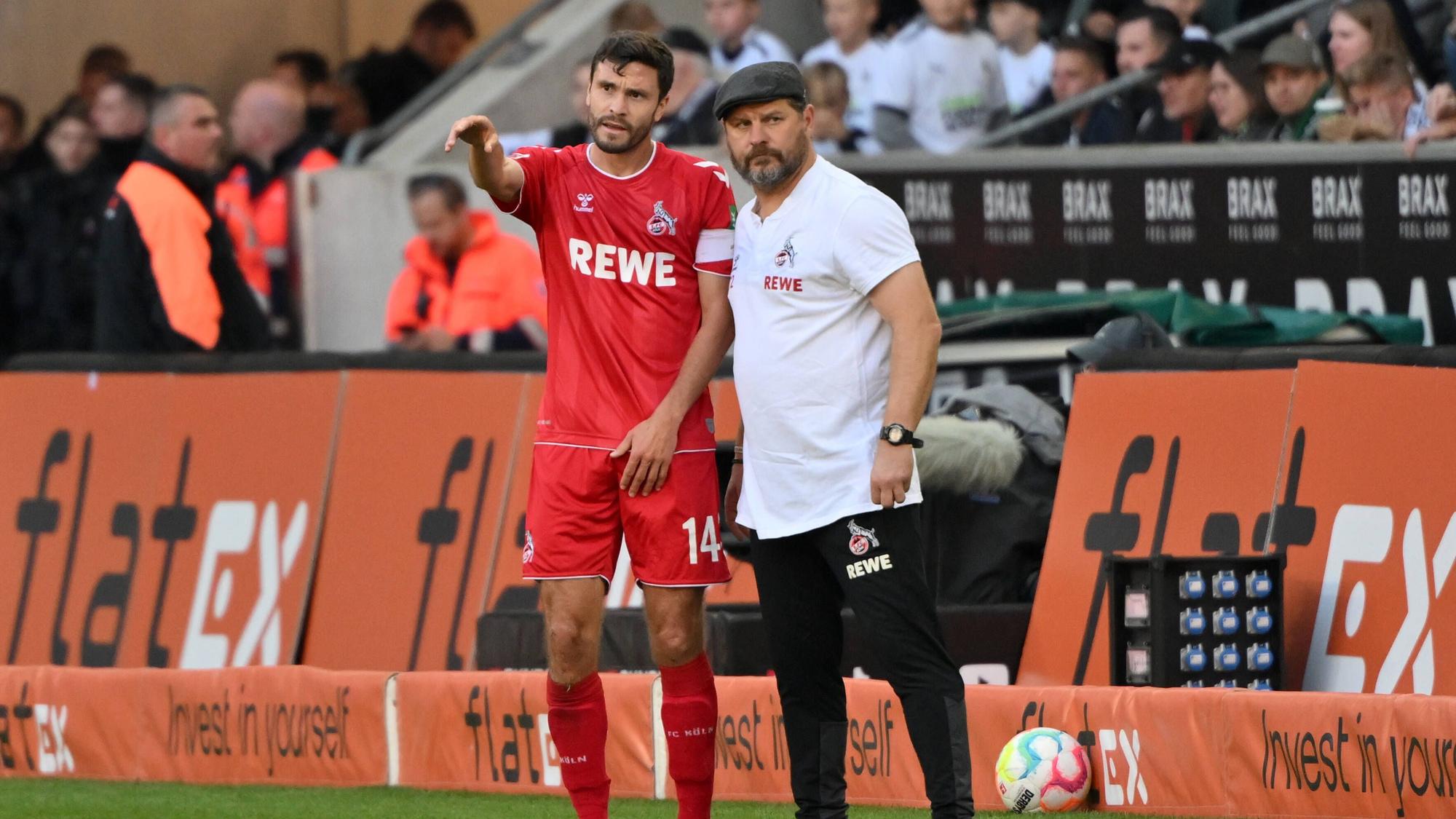 Der Trainer und sein Kapitän: Steffen Baumgart und FC-Spieler Jonas Hector.