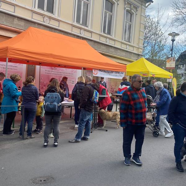 Szene der Burscheider Umweltwoche im Frühjahr 2023